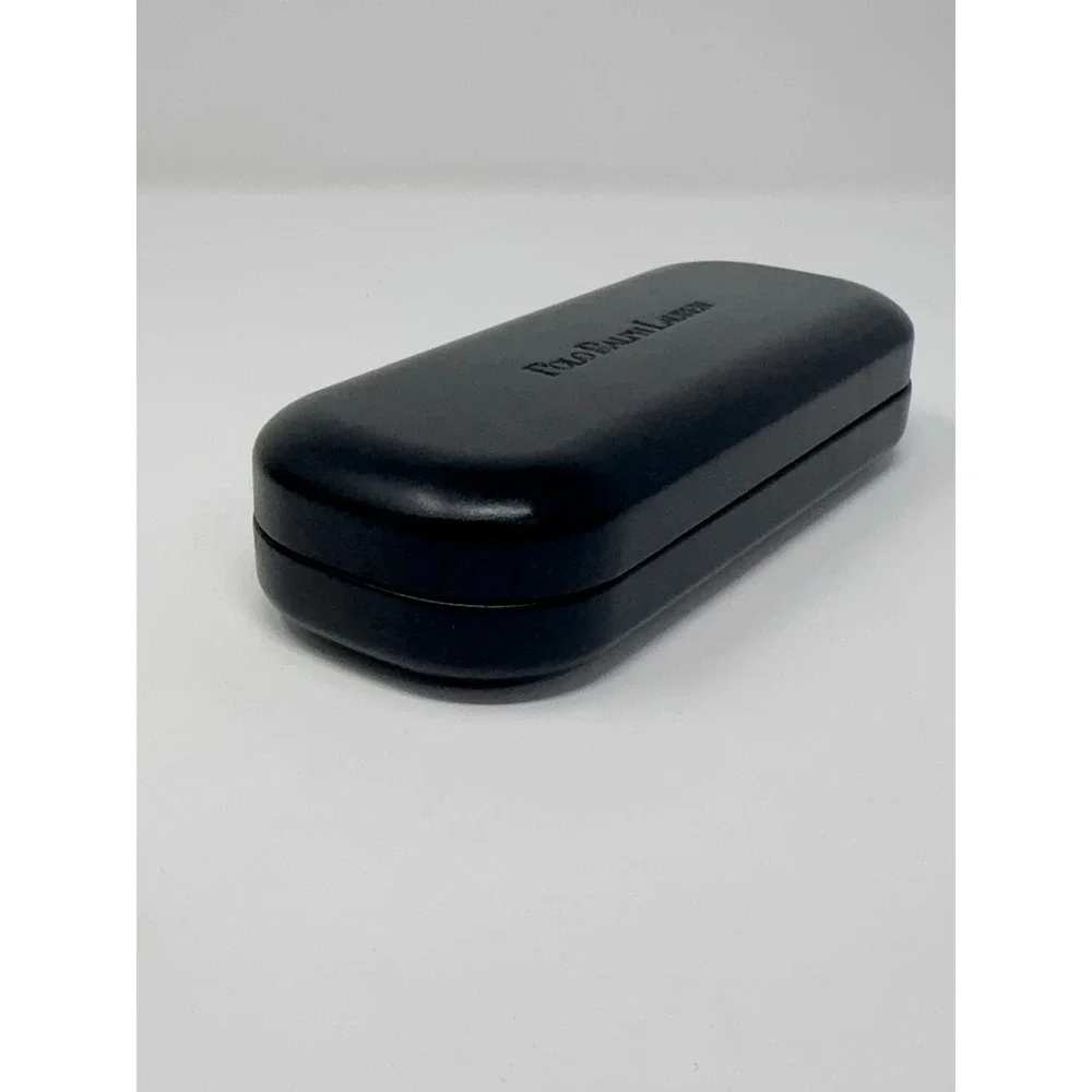 Polo‎ Ralph Lauren Eyeglasses Case Hard Shell Black Travel Carrier Felt Lined